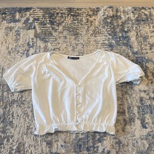 Zara white blouse